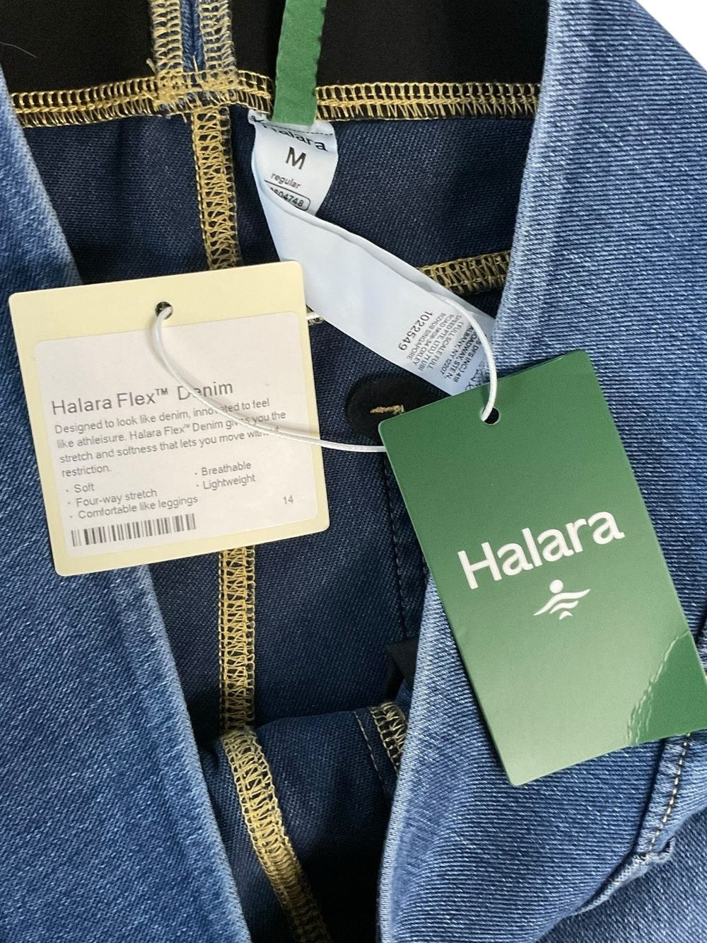 HALARA Flex Medium Blue Flared Jeans Size Medium - Picture 3 of 7